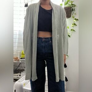 Light Sage Green Uniqlo Cardigan 🍵